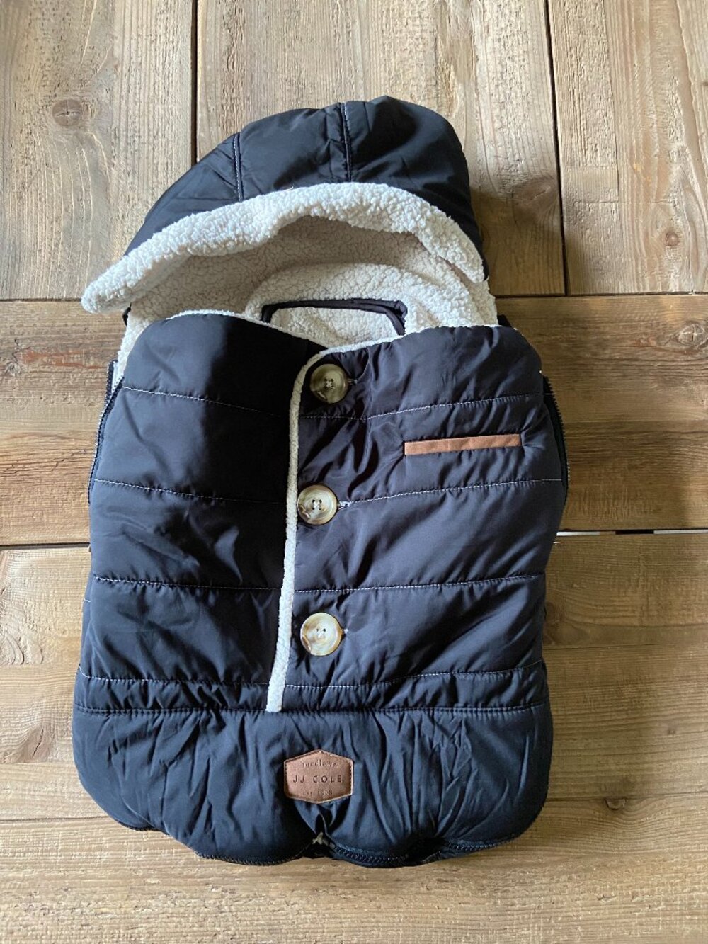 JJ Cole Bundle Me, JJ Cole infant car seat cover, Bundle Me winter car seat cove